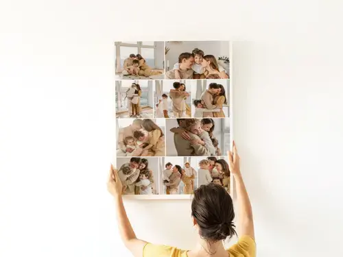 Collage Familiar Personalizada con Fotos Propias
