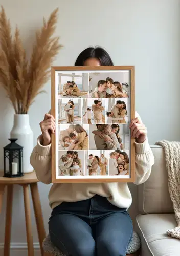 Collage Familiar Personalizada con Fotos Propias