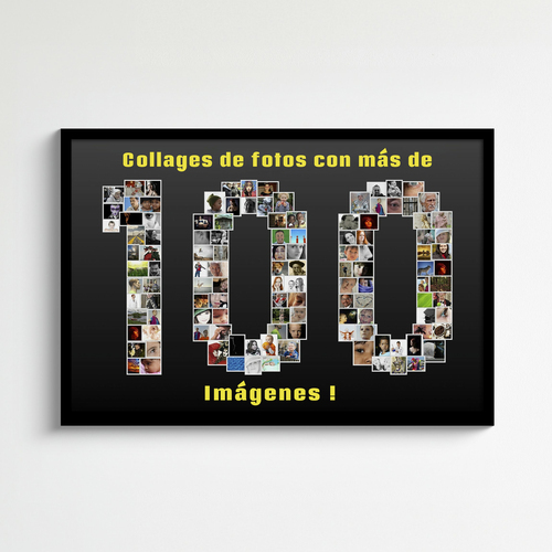 Crea tu Collage Fotográfico "100" de aniversario con más de 100 imágenes