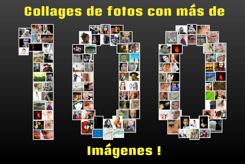 Crea tu Collage Fotográfico "100" de aniversario con más de 100 imágenes