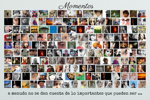 Crea tu collage único de momentos: personaliza con tus fotos y texto especial