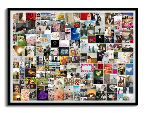 Crea tu collage único de boda con más de 200 fotos emocionantes