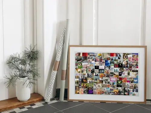 Collage de boda creativa con hasta 200 fotos