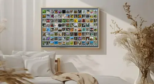 Collage Polaroid Ráster Viaje +100 Fotos