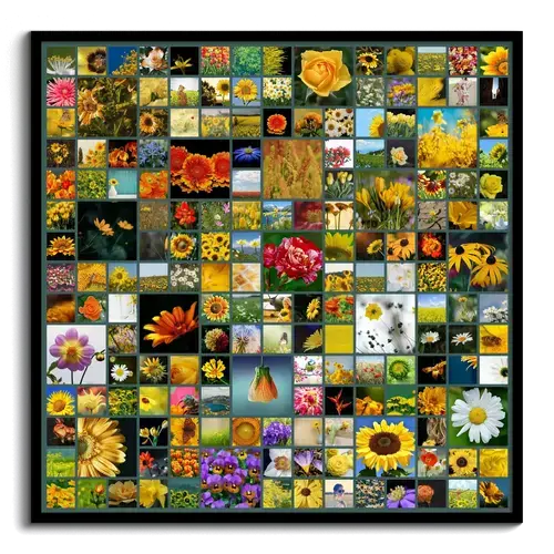 Crea tu collage de fotos naturales para una decoración única