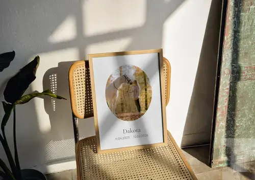 Póster collage recuerdo para caballos fallecidos