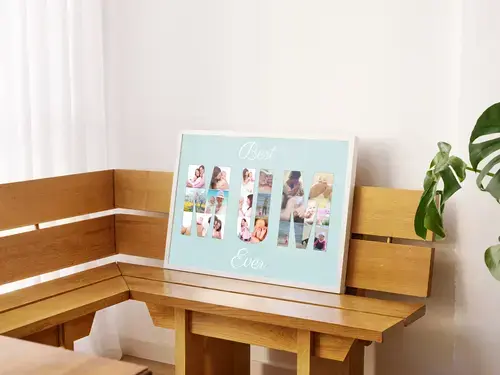 Collage de Fotos MUM Personalizable