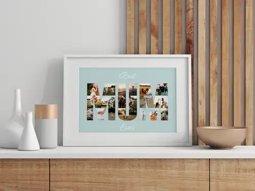Collage de Fotos MUM Personalizable