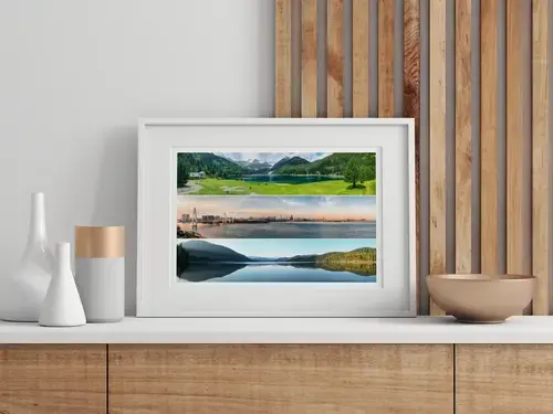 Collage de fotos de viajes urbanos