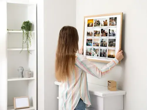 Collage Polaroid Amigos con Texto Personalizado