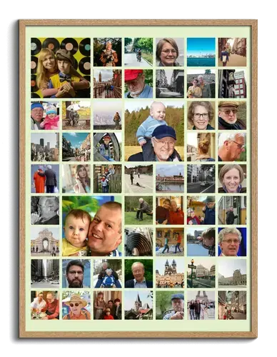 Crea tu póster familiar personalizado con fotos y texto