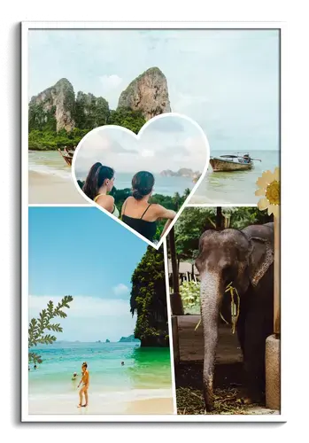 Collage Scrapbook Clean de Viajes