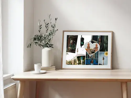 Collage Scrapbook Clean de Viajes