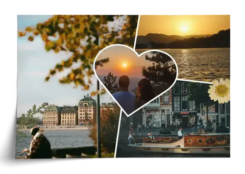 Collage Scrapbook Clean de Viajes