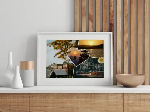 Collage Scrapbook Clean de Viajes