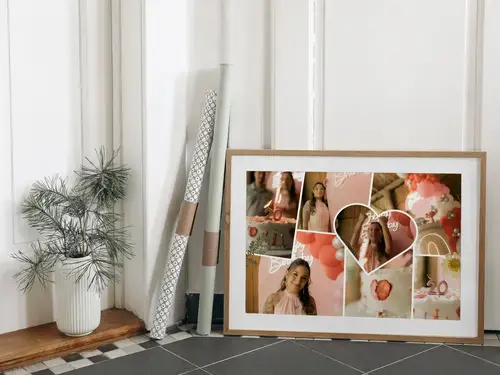 Collage scrapbook limpia Momentos favoritos