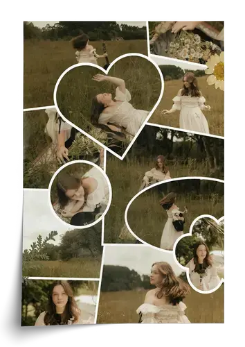 Collage scrapbook limpia Momentos favoritos