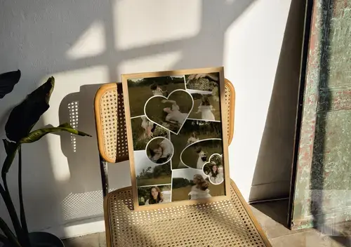 Collage scrapbook limpia Momentos favoritos