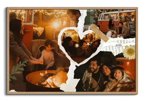 Collage scrapbook de vacaciones personalizada