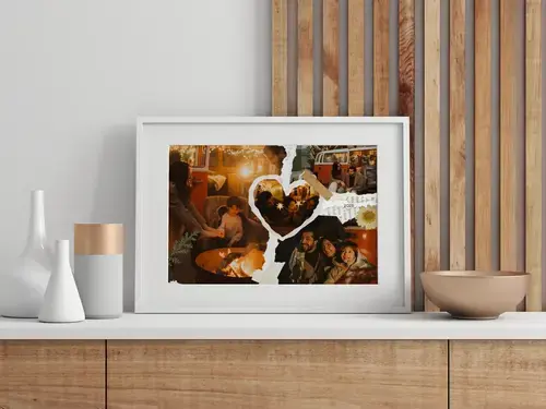 Collage scrapbook de vacaciones personalizada