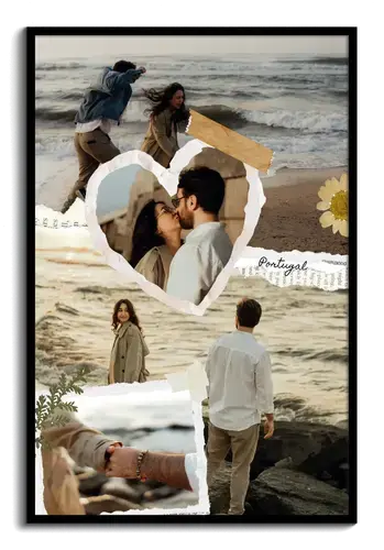 Collage scrapbook de vacaciones personalizada