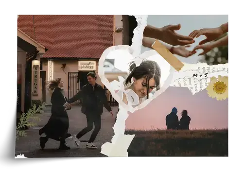 Collage estilo scrapbook Momentos favoritos