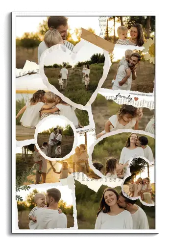 Collage estilo scrapbook Momentos favoritos