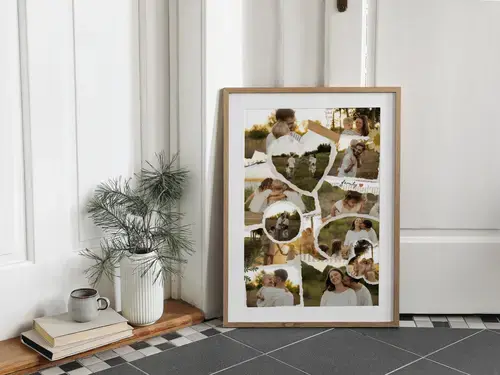 Collage estilo scrapbook Momentos favoritos