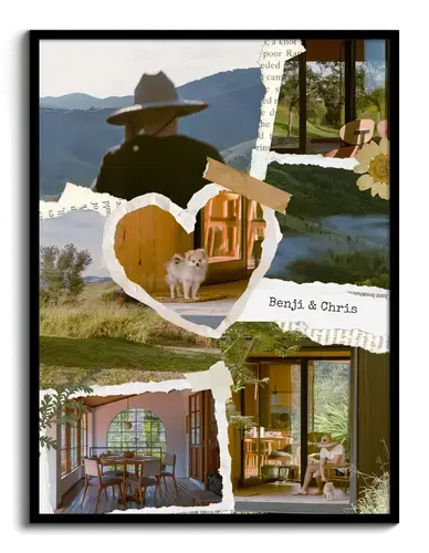 Collage estilo scrapbook Momentos favoritos