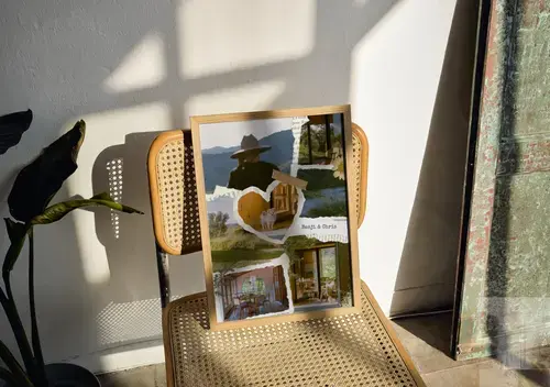 Collage estilo scrapbook Momentos favoritos