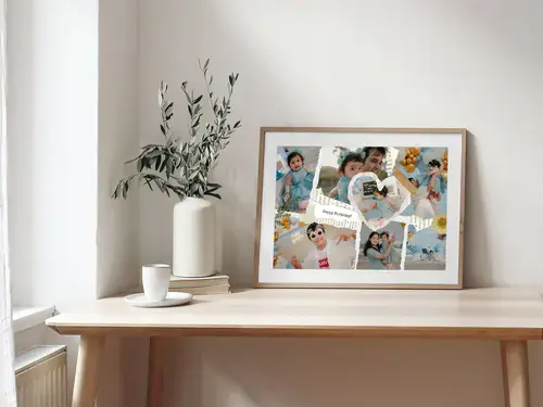 Collage estilo scrapbook Momentos favoritos