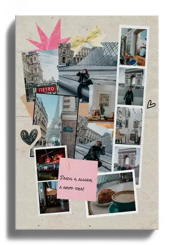 Collage scrapbook Sunny de vacaciones