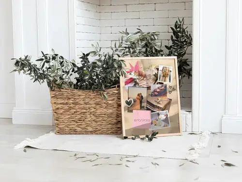 Collage scrapbook romántica de boda