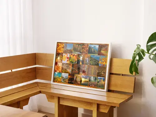 Collages de Otoño: Paisajes y Familias