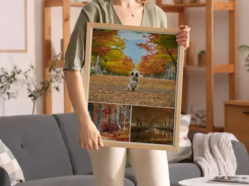 Collages de Otoño: Paisajes y Familias