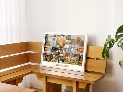 Collages de Halloween: Familias, niños y decoraciones