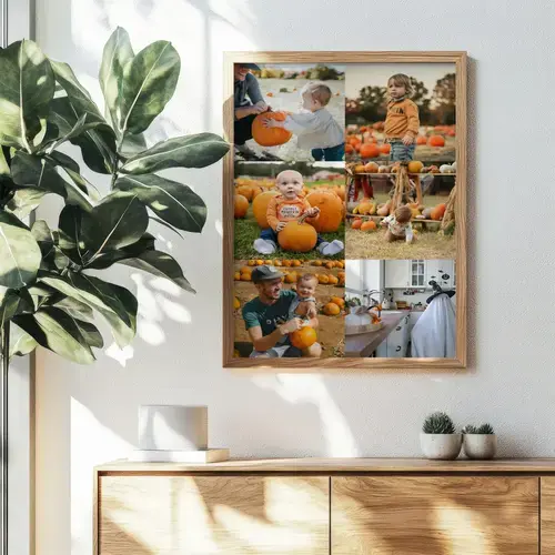 Collages de Halloween: Familias, niños y decoraciones