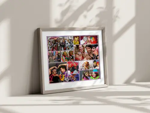 Collage de fotos de Carnaval personalizable