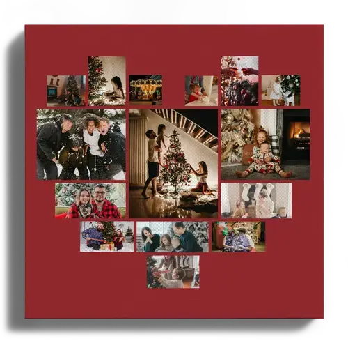 Navidad: Collage de Fotos con Familia y Amigos