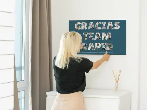 Collage Personalizada "GRACIAS EQUIPO RAPID"