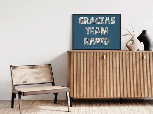Collage Personalizada "GRACIAS EQUIPO RAPID"