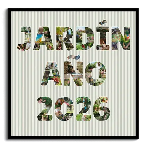 Collage Personalizada "Año Jardín" Naturaleza