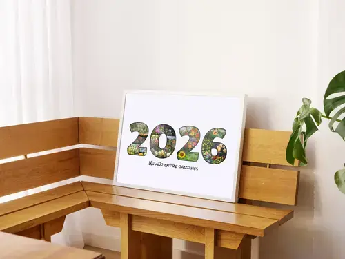 Collage Personalizada "Año Jardín" Naturaleza