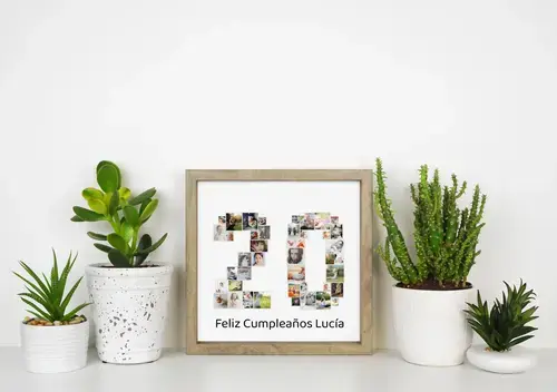Collage de Fotos "20" Personalizada