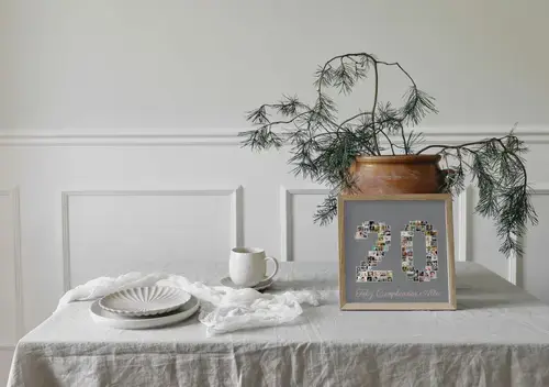 Collage de Fotos "20" Personalizada