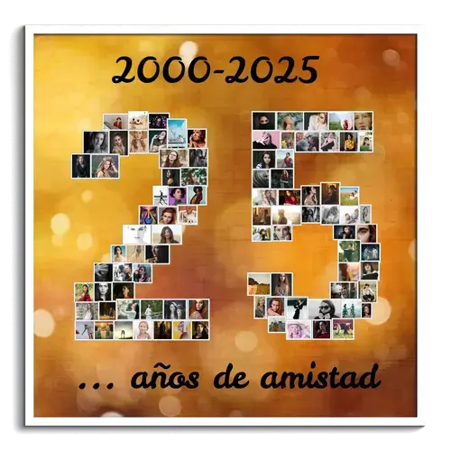 Crea tu collage de fotos para aniversarios: Regalo personalizado número 25