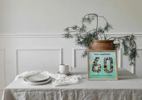 Collage de Fotos en Número Personalizado