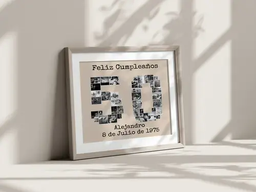 Collage de Fotos en Número Personalizado