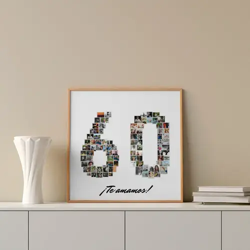 Fotocollage '60' personalizada con fotos