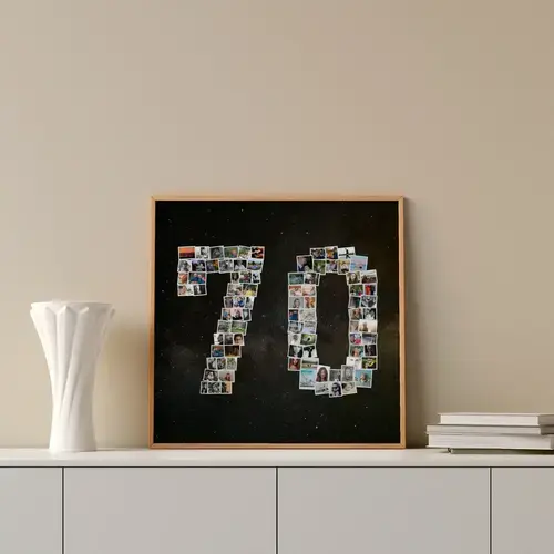 Collage de Fotos "70" Personalizable